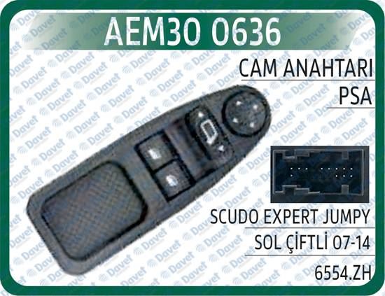 AEM 300636 Cam Anahtari Scudo Expert Jumpy Sol Ciftli 07-